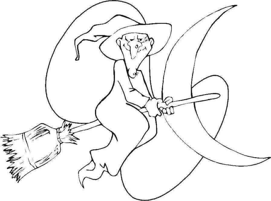 Plansa de colorat cu Halloween 111 15